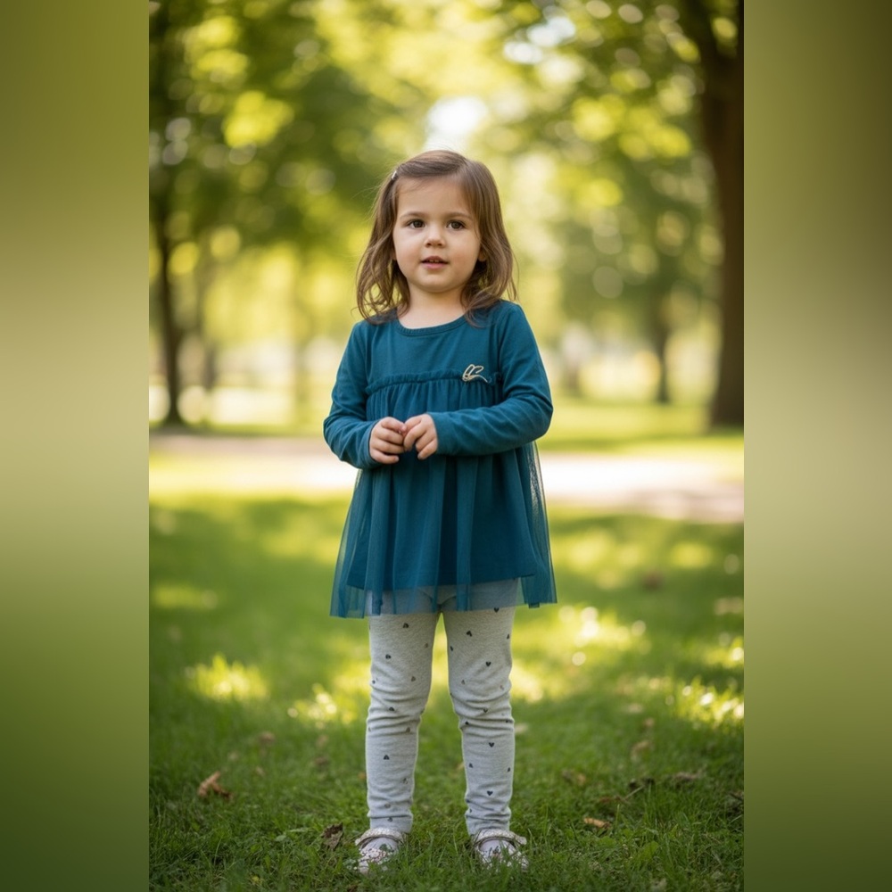 Adorable 4T Girls’ Denim Jacket Set